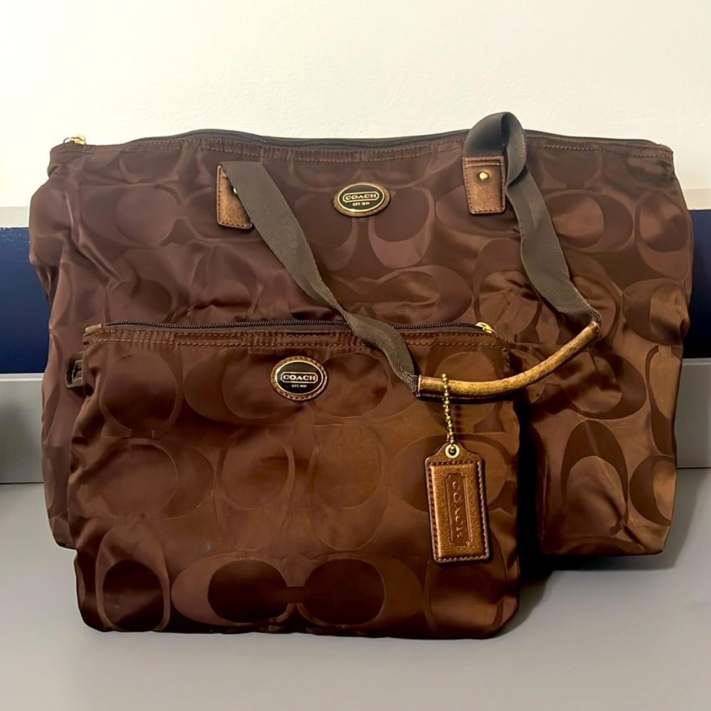 Coach Foldable and Packable Travel Bag